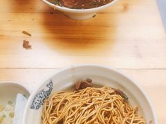 肉丝拌川加青菜加大排-无名氏面馆(邮电路店)