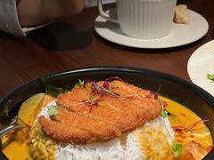 石锅咖喱鸡扒饭-本处·素食·融合料理(南油店)