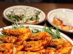 西班牙蒜香油爆虾-ZAFFERANO西班牙海鲜饭(上海首店)