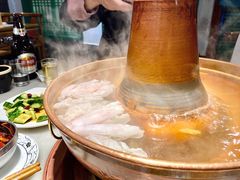 泉水清汤锅-京门老爆三·铜锅涮肉 爆肚(望京店)