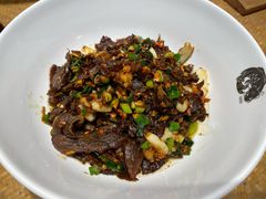 土大蒜炒腊牛肉-耕渔小院·湖南鱼鲜(望城店)