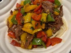 彩椒牛肉清拌面-文三里屯面馆(三里屯店)