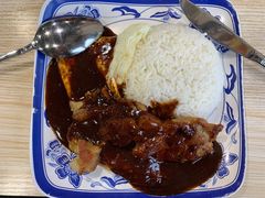 鸡扒滑蛋饭-路环码头面馆
