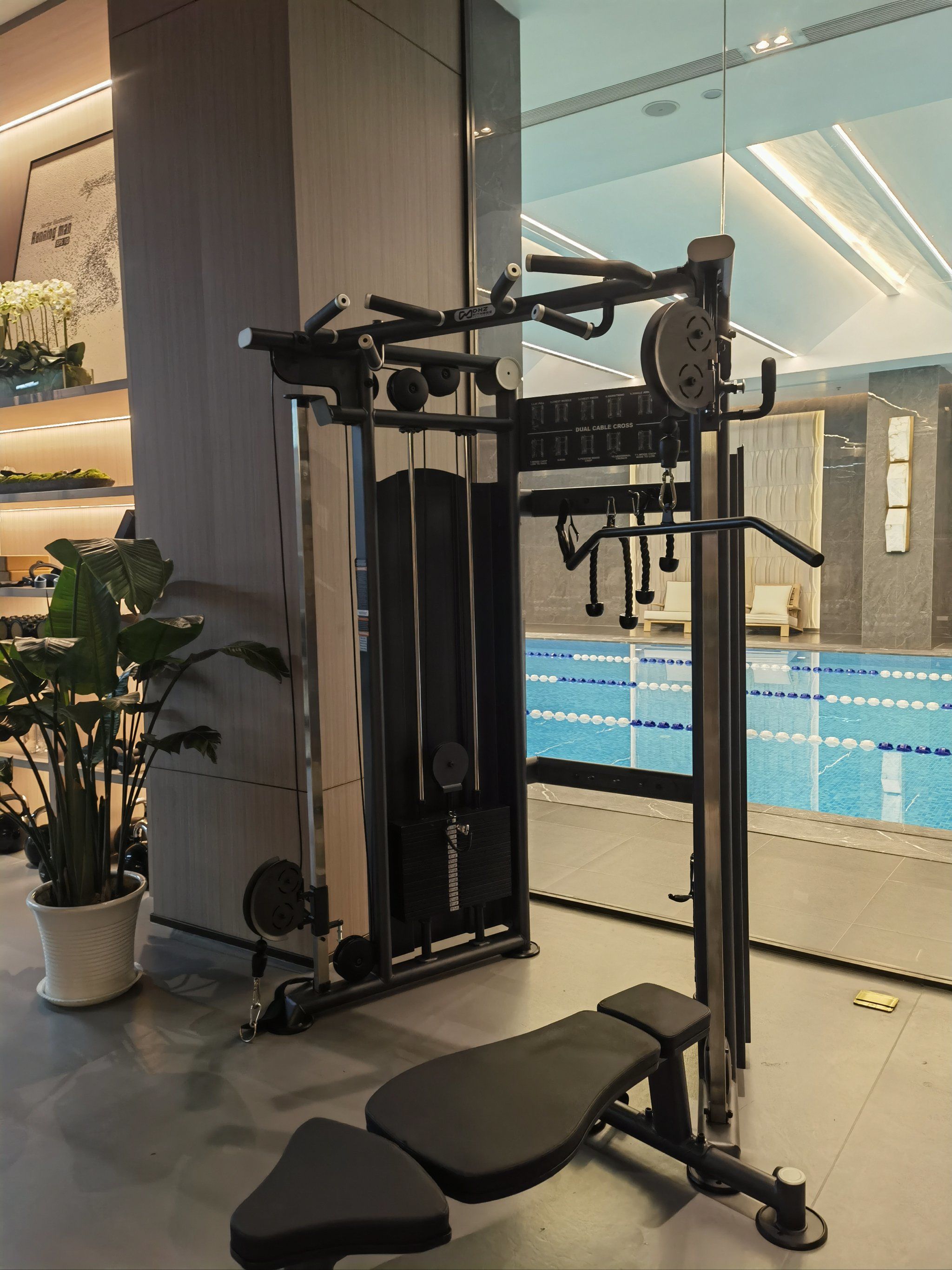 环境很棒的小型健身房