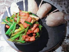 洞庭小炒肉配酒酿馒头-绿茶餐厅(昌平悦荟店)