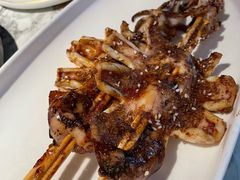 烤大鱿鱼-悦海·家宴·冰花皮皮虾大锅贴(宝龙店)