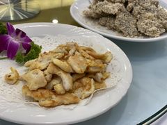 香煎蛋液鸡胸肉-雪园上海饭店(港湾1号店)