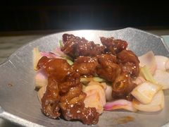 蒜香蜜汁排骨-绿茶餐厅(光谷世界城步行街店)