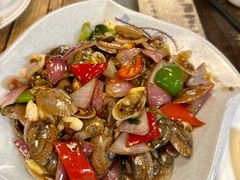 炒花甲-利杨记·本味轩粥坊·烧烤(宝体店)