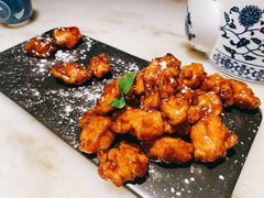 雪花糖醋里脊-绿茶餐厅(松江万达店)