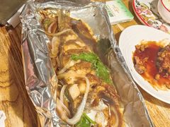 酱烤活鲈鱼-新白鹿餐厅(龙游路总店·杭帮菜名店)