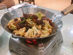 干锅花菜-鹊华居·地道鲁菜·海鲜·融合味(大明湖店)