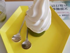茉莉花冰淇淋-茶是一枝花泡茶店