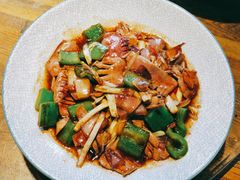 老头儿拿手炒腰花-老头儿油爆虾(胜利河美食街店)