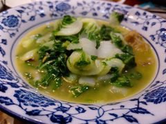 青菜烧油渣-明丰小渔馆(明月路店)