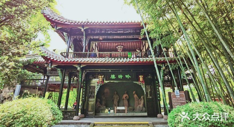 望江楼，望江流