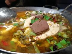 豆腐猪血-梁家大院•农家菜(昆山会展中心店)