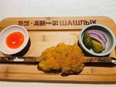 莎士雷可辣味蛋黄烤鸡-俄士厨房(环球港店)