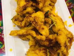 特色锅包肉-闯关东东北农家菜(崂山石老人店)