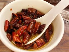 现炸辣椒油-磁器铜锅涮肉(交大东路店)