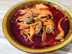 麻辣豆皮蘑菇-老字号杨坡红油米线腊汁肉夹馍(东四道巷店)