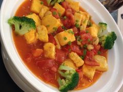 番茄鸡蛋豆腐-茶港食堂(武昌店)
