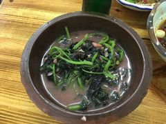 上汤苋菜加皮蛋-传统菜农庄(皇姑路店)