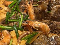 -东来菜馆•手抓海鲜家常菜•海鲜锅贴(鸽子窝店)