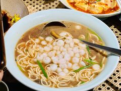 虾爆鳝面-杭州西湖柳莺里酒店·闻莺厅