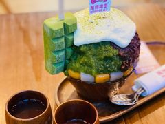 抹茶生乳かき氷-WONDER ICE 萬得冰田(建設路总店)