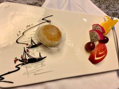 金牌烧饼伴佳果-白云宾馆·白云宴餐厅