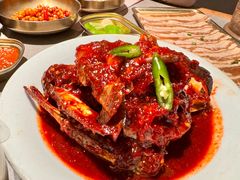 -草家酱蟹炭火烤肉店(珲春南路一店)