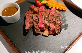 Charcoal Grilled Angus Ribeye Steak
