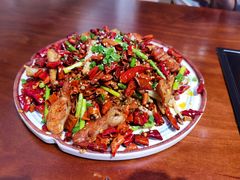 辣椒肥肠-庆合府重庆大排档(紫都城店)