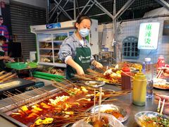 自助取餐区-犀浦夜市第一家麻辣烫
