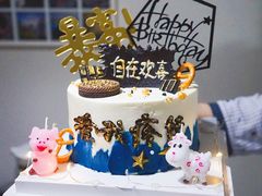 -咖咖熊蛋糕定制·蓝风车动物奶油