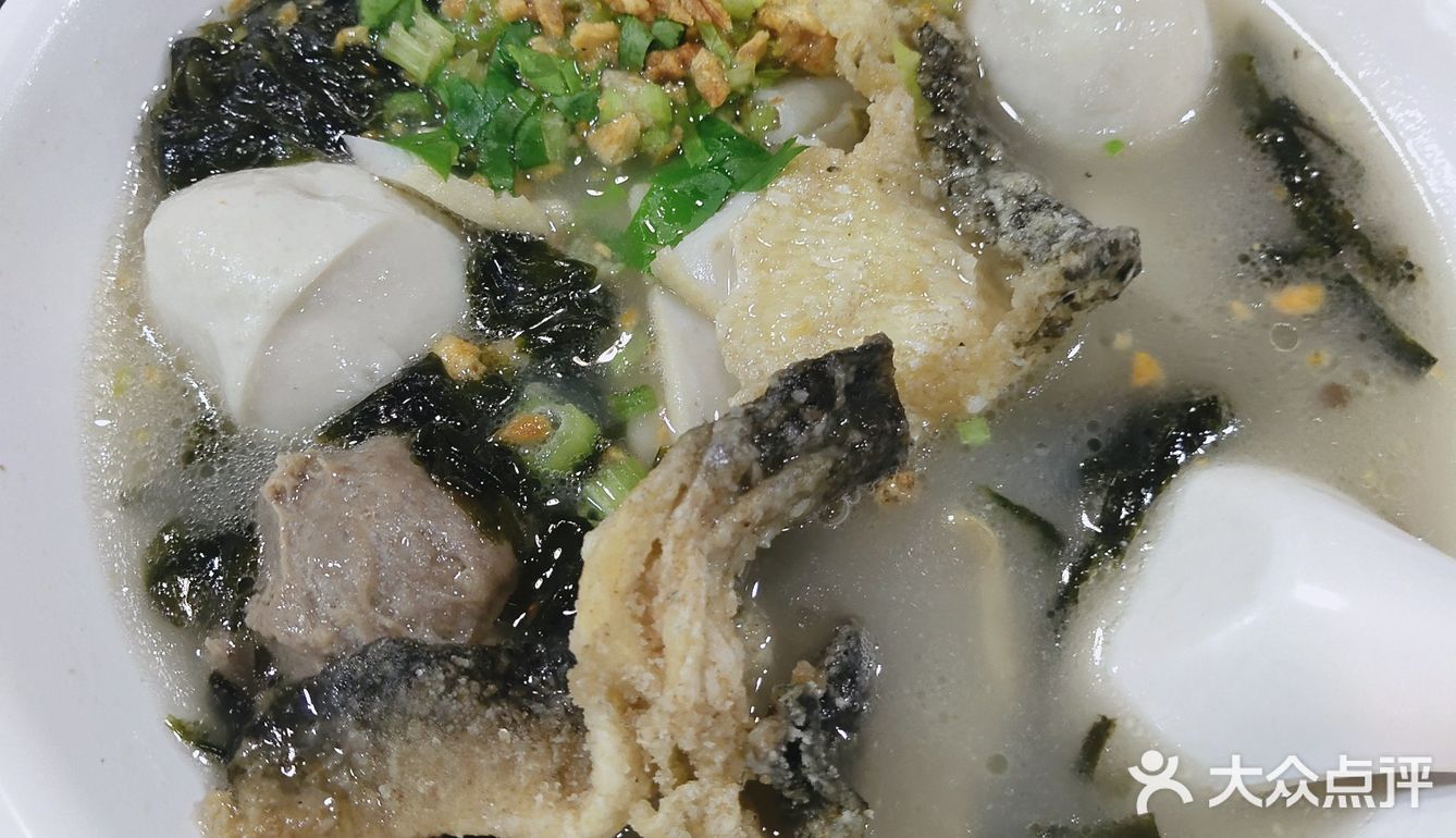 后来说没有粉换了个面(面是咸水面)，还不错，我比较喜欢