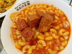 特浓番茄汤午餐肉粒通粉-旺记冰室(九龙中心大厦店)