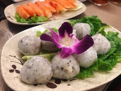 黑松露墨鱼丸-金海阁海鲜火锅