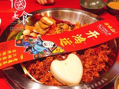 谭血鸭红锅底-谭鸭血老火锅(漳州路店)