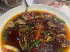 辣炒花蛤-辣螃铠盆盆蟹大排档(海昌店)