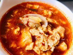 海鲜辣豆腐汤-牛信亭韩国料理·炭火烤肉(紫藤路店)
