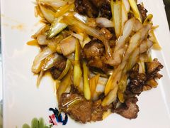 葱爆羊肉-兰州老马家美食(凤凰岭店)