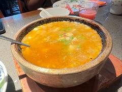 蟹粉石锅豆腐-老头儿油爆虾(胜利河美食街店)