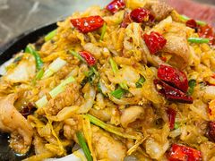 铁板酸菜五花肉-粗粮人家·东北菜(洋桥店)