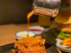 铁板鹅肝菲力牛排配蒜蓉炒饭-FOMO Modern Spanish Bistro