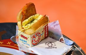 Cheesy Orlean Chicken Cutlet Thick Egg Sandwich