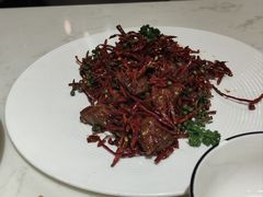 椒麻喷汁小牛肉-后海16号·北京私房菜
