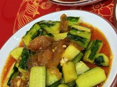 青瓜拌海蜇-红灯笼龙凤饭店(宁波老字号店)
