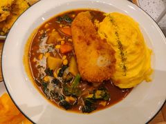 炸鱼排蛋包饭-池奈·咖喱蛋包饭(熙地港店)